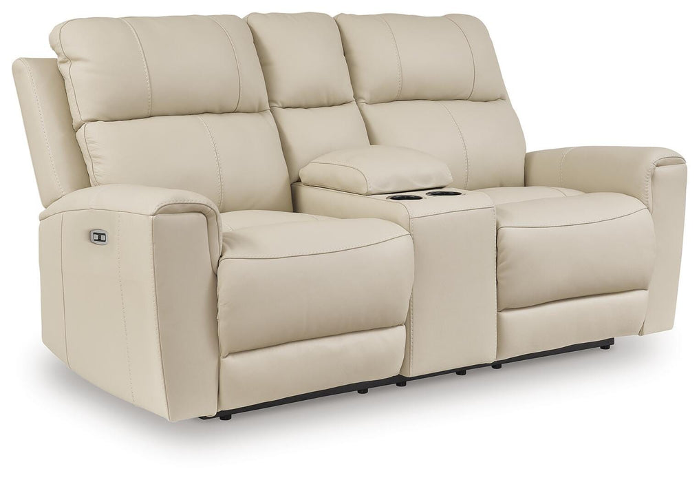 Dahlmoore Power Reclining Loveseat with Console - De Avenue Furniture