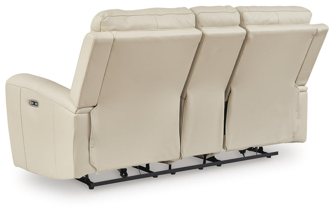 Dahlmoore Power Reclining Loveseat with Console - De Avenue Furniture