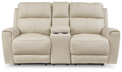 Dahlmoore Power Reclining Loveseat with Console - De Avenue Furniture