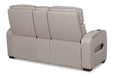 Boyington Power Reclining Loveseat with Console - De Avenue Furniture