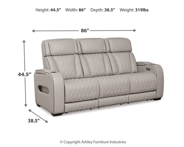 Boyington Power Reclining Sofa - De Avenue Furniture