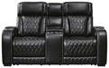 Boyington Power Reclining Loveseat with Console - De Avenue Furniture
