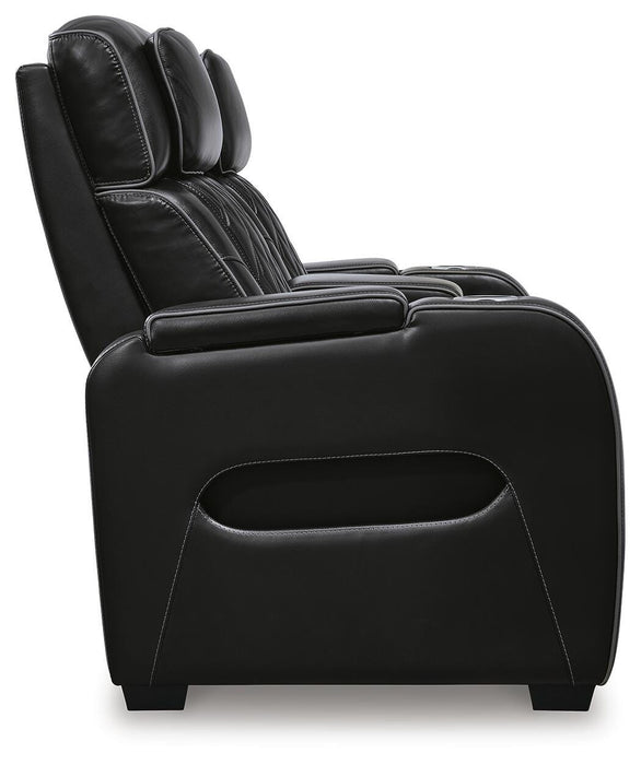 Boyington Power Reclining Loveseat with Console - De Avenue Furniture