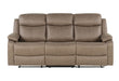 U6026 Brown Reclining Sofa - De Avenue Furniture