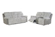 U6028 Brown Reclining Sofa-Console Reclining Loveseat - De Avenue Furniture