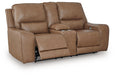 DeepWakes Power Reclining Loveseat with Console - De Avenue Furniture