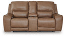 DeepWakes Power Reclining Loveseat with Console - De Avenue Furniture