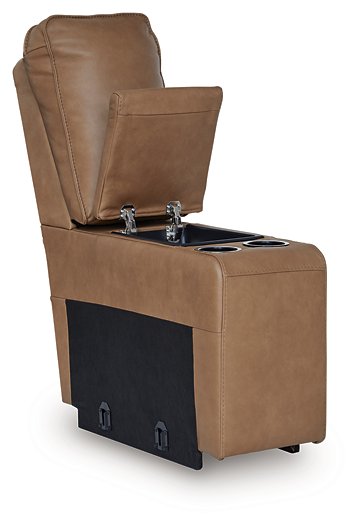 DeepWakes Reclining Sectional with Storage Console - De Avenue Furniture