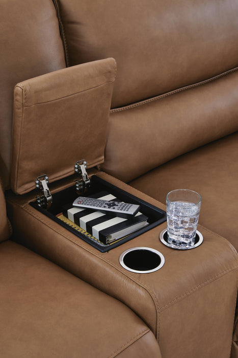 DeepWakes Power Reclining Sectional with Chaise - De Avenue Furniture