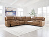 DeepWakes Reclining Sectional with Storage Console - De Avenue Furniture
