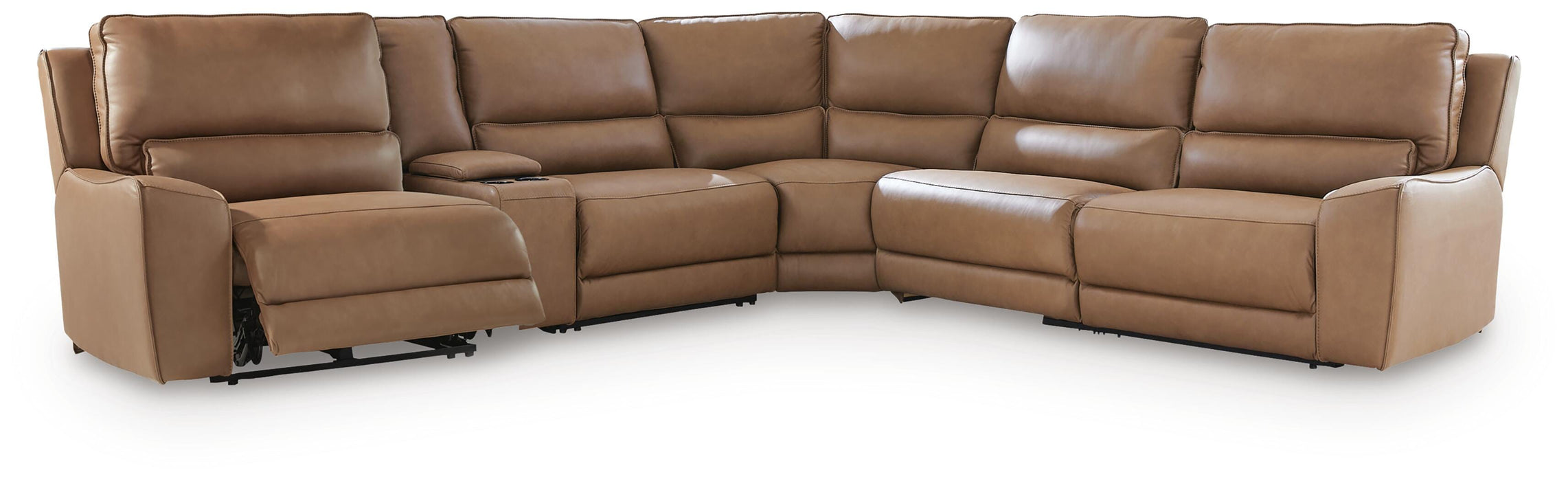 DeepWakes Reclining Sectional with Storage Console - De Avenue Furniture