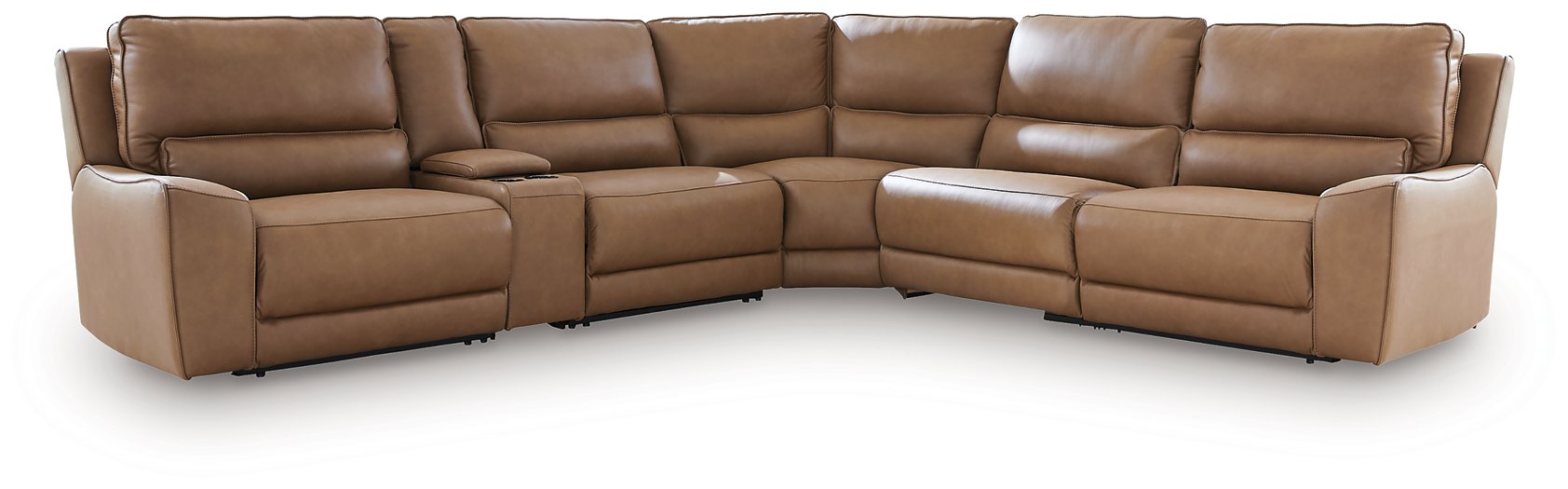 DeepWakes Reclining Sectional with Storage Console - De Avenue Furniture