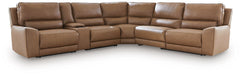 DeepWakes Reclining Sectional with Storage Console - De Avenue Furniture