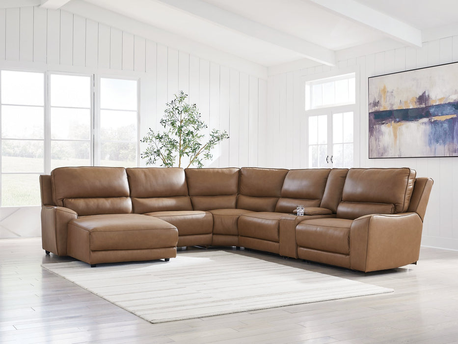 DeepWakes Power Reclining Sectional with Chaise - De Avenue Furniture