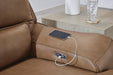 DeepWakes Reclining Sectional with Storage Console - De Avenue Furniture