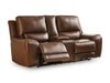 DeepWakes Power Reclining Loveseat with Console - De Avenue Furniture