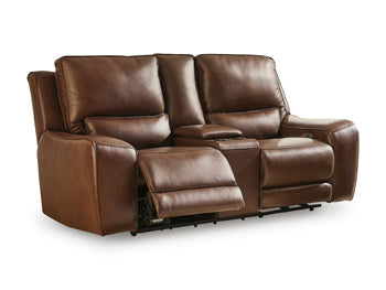 DeepWakes Power Reclining Loveseat with Console - De Avenue Furniture