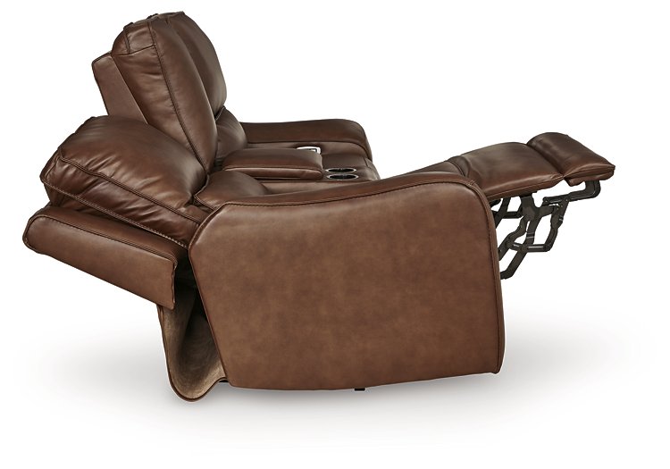 DeepWakes Power Reclining Loveseat with Console - De Avenue Furniture