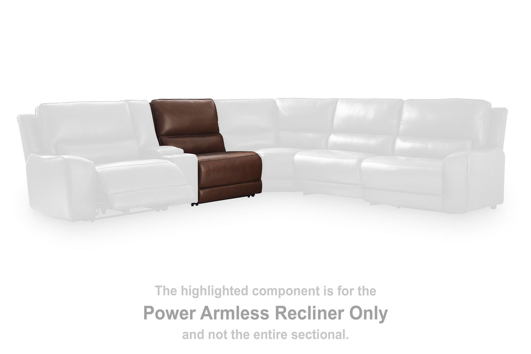 DeepWakes Power Reclining Sectional with Chaise - De Avenue Furniture