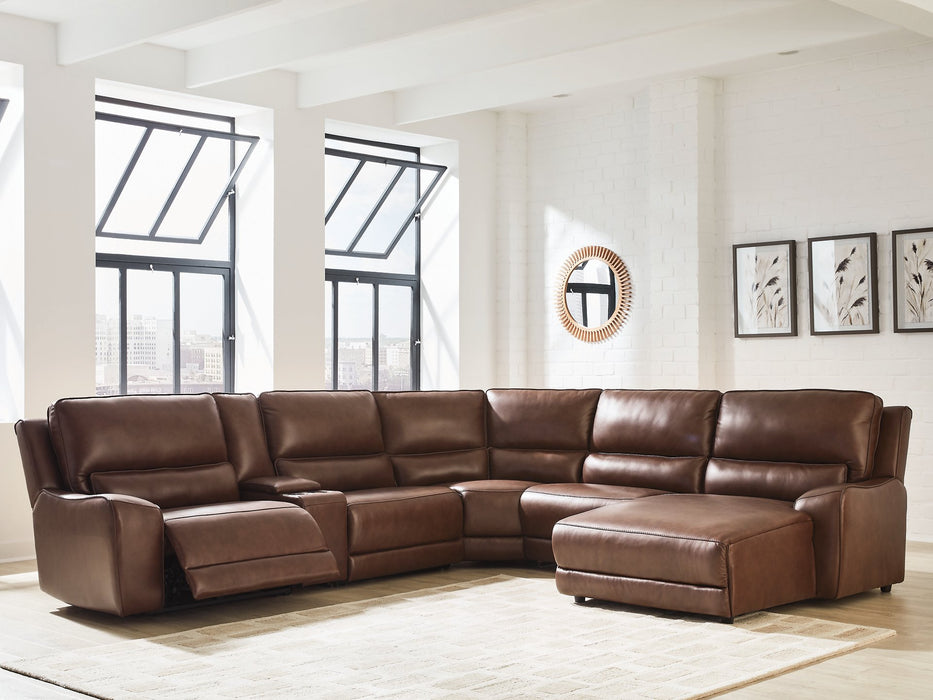 DeepWakes Power Reclining Sectional with Chaise - De Avenue Furniture