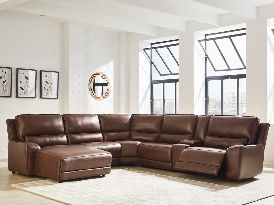 DeepWakes Power Reclining Sectional with Chaise - De Avenue Furniture