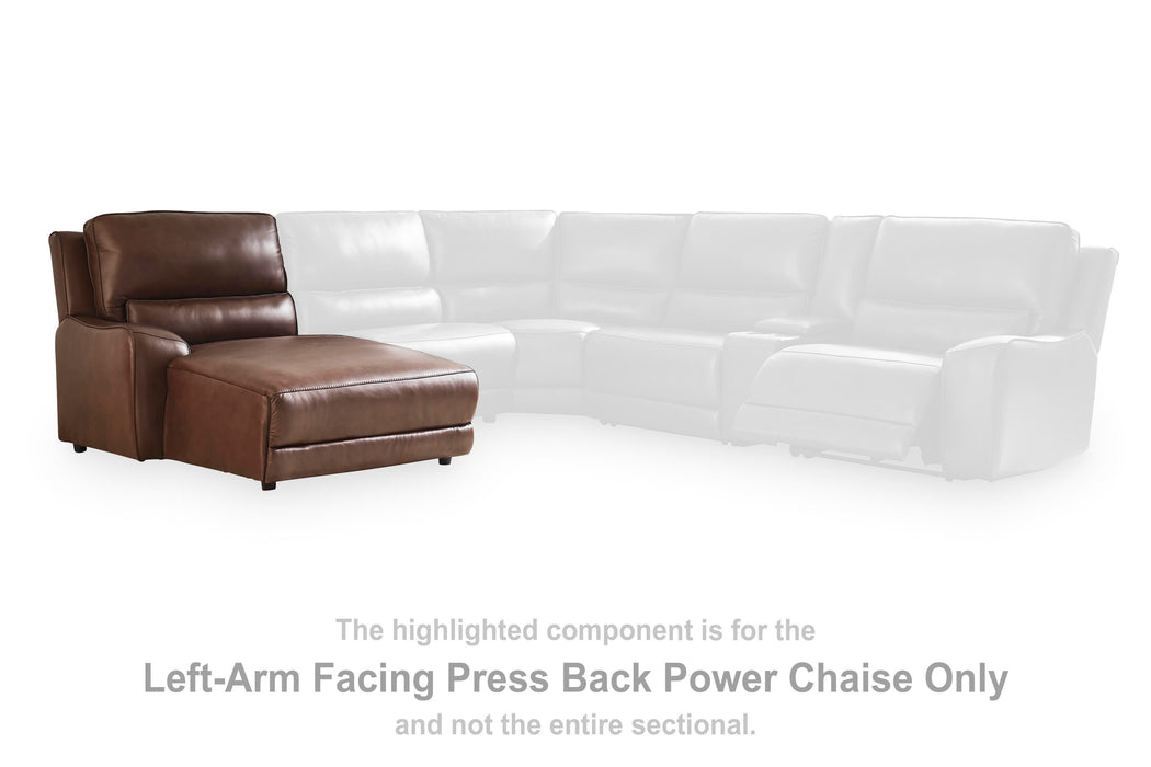 DeepWakes Power Reclining Sectional with Chaise - De Avenue Furniture