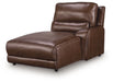 DeepWakes Power Reclining Sectional with Chaise - De Avenue Furniture