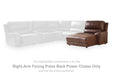 DeepWakes Power Reclining Sectional with Chaise - De Avenue Furniture