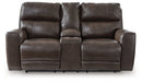 Crossplex Power Reclining Loveseat with Console - De Avenue Furniture