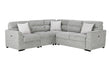 U9401 Nickel Sectional With 3 Pillows - De Avenue Furniture