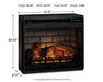 Entertainment Accessories Electric Infrared Fireplace Insert - De Avenue Furniture