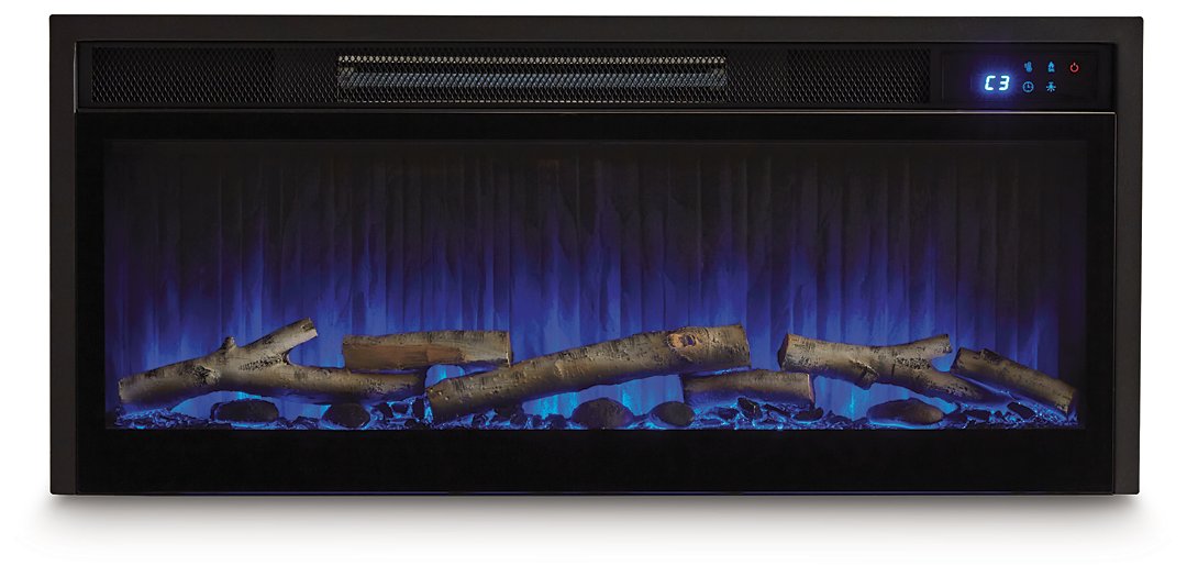 Cayboni 71" TV Stand with Electric Fireplace - De Avenue Furniture