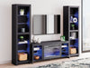 Cayberry Entertainment Center with Electric Fireplace - De Avenue Furniture