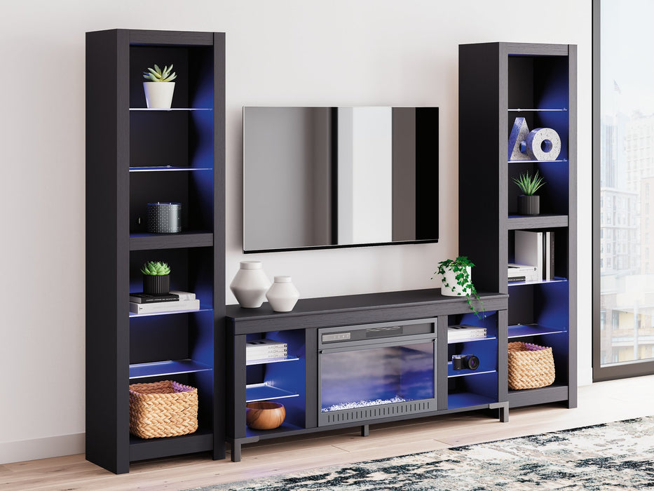 Cayberry Entertainment Center with Electric Fireplace - De Avenue Furniture