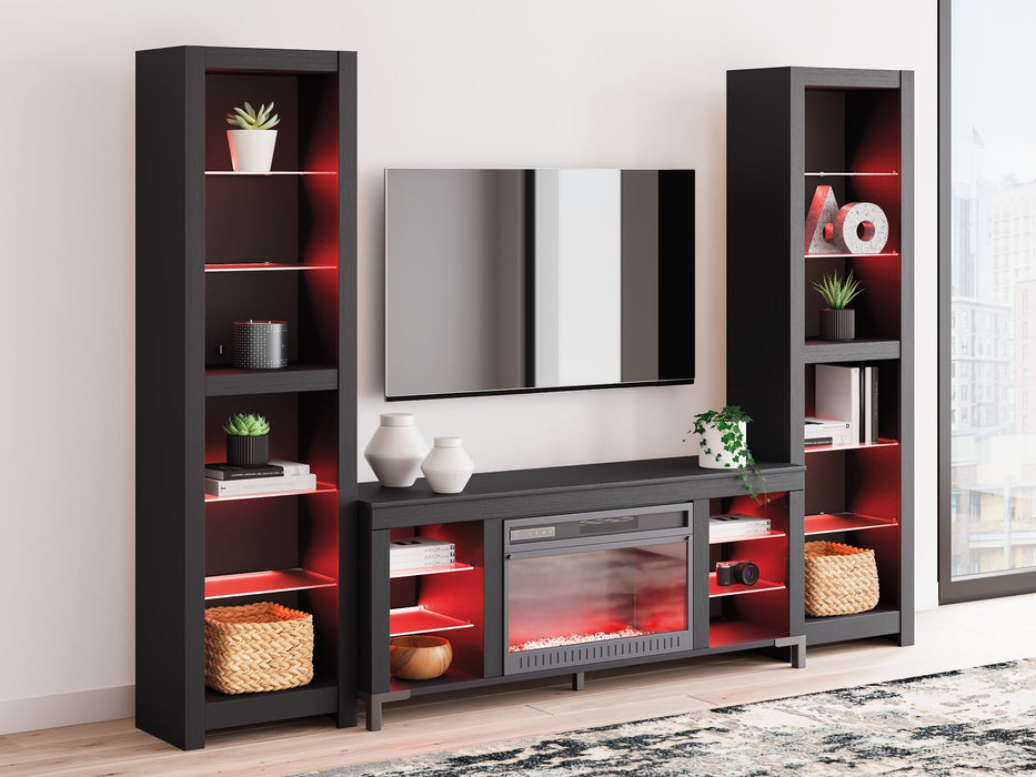 Cayberry Entertainment Center with Electric Fireplace - De Avenue Furniture
