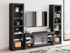 Cayberry Entertainment Center with Electric Fireplace - De Avenue Furniture