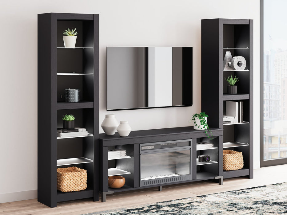Cayberry Entertainment Center with Electric Fireplace - De Avenue Furniture