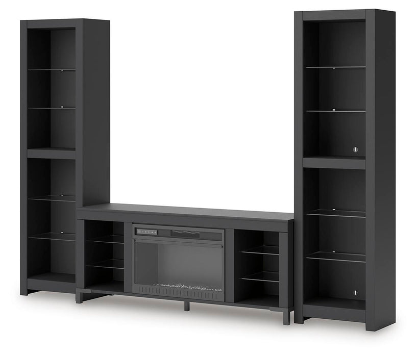Cayberry Entertainment Center with Electric Fireplace - De Avenue Furniture