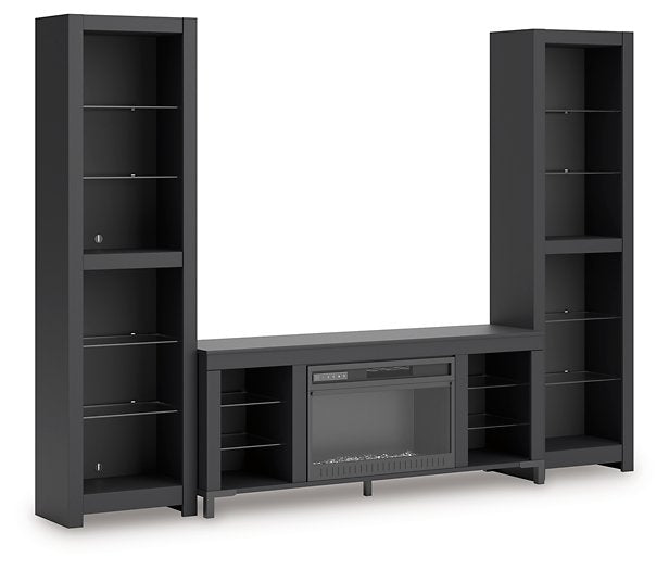 Cayberry Entertainment Center with Electric Fireplace - De Avenue Furniture