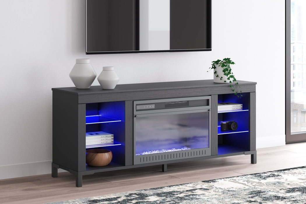 Cayberry 60" TV Stand with Electric Fireplace - De Avenue Furniture