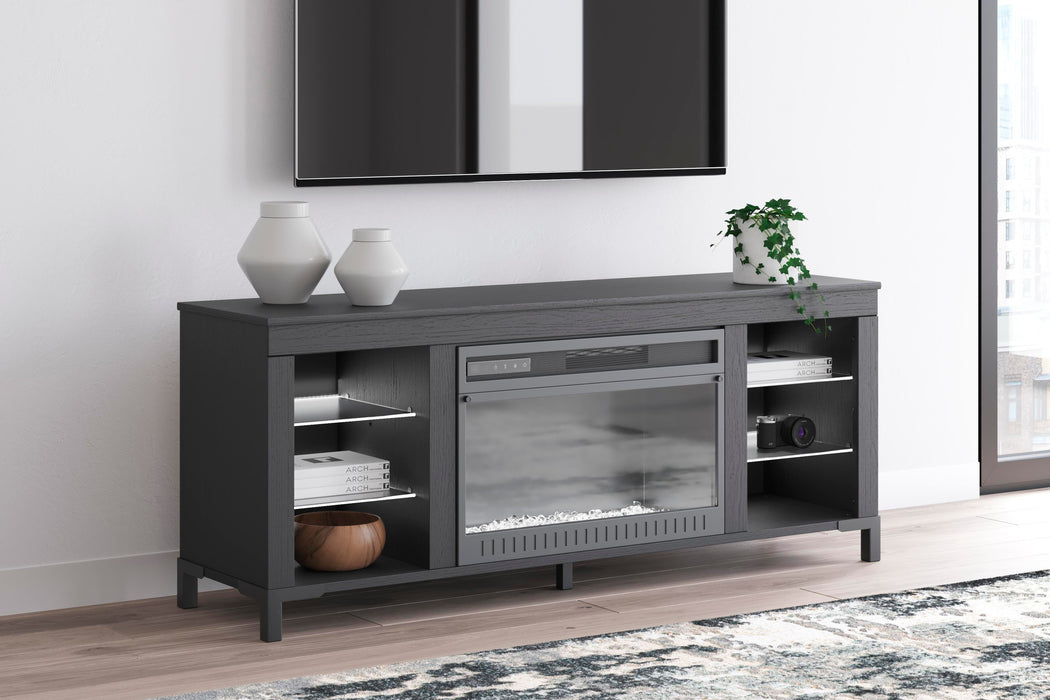 Cayberry 60" TV Stand with Electric Fireplace - De Avenue Furniture