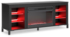 Cayberry 60" TV Stand with Electric Fireplace - De Avenue Furniture