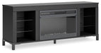 Cayberry 60" TV Stand with Electric Fireplace - De Avenue Furniture