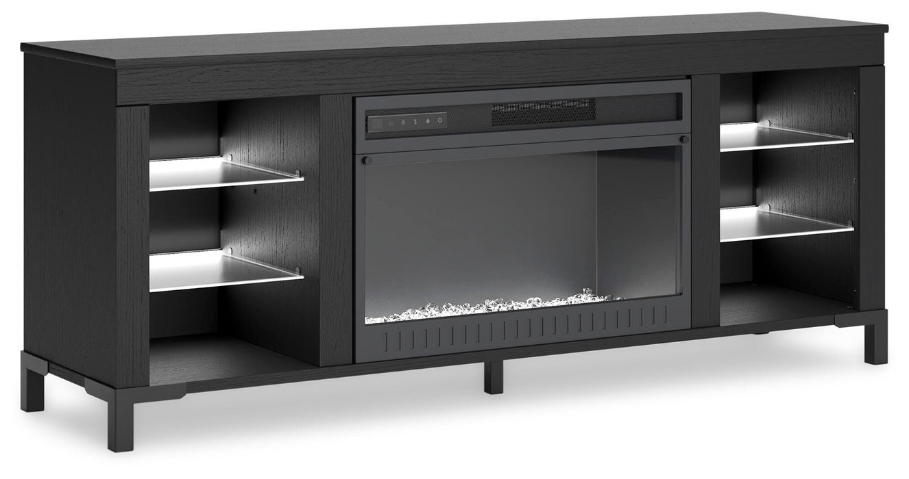 Cayberry 60" TV Stand with Electric Fireplace - De Avenue Furniture