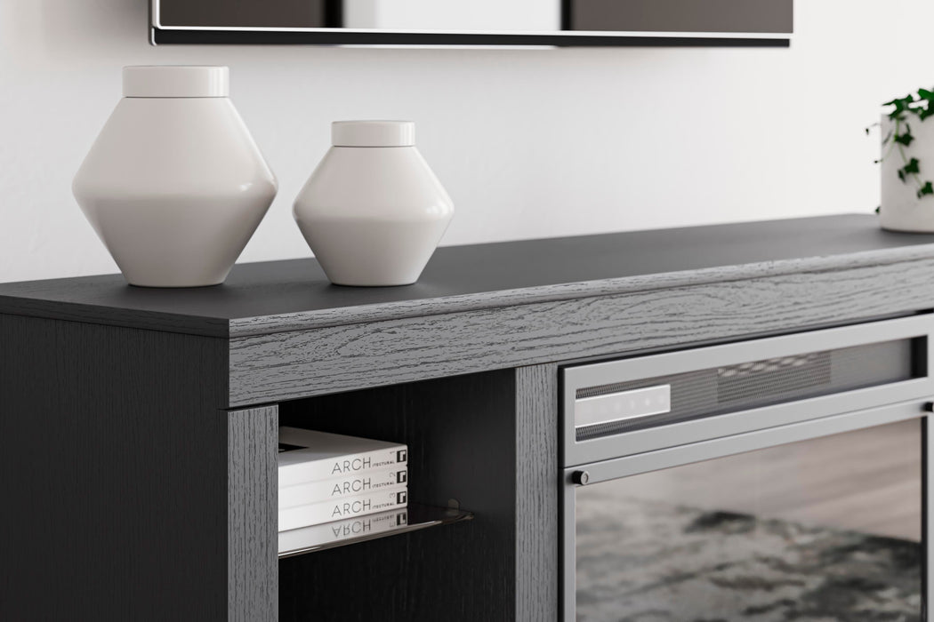 Cayberry 60" TV Stand with Electric Fireplace - De Avenue Furniture