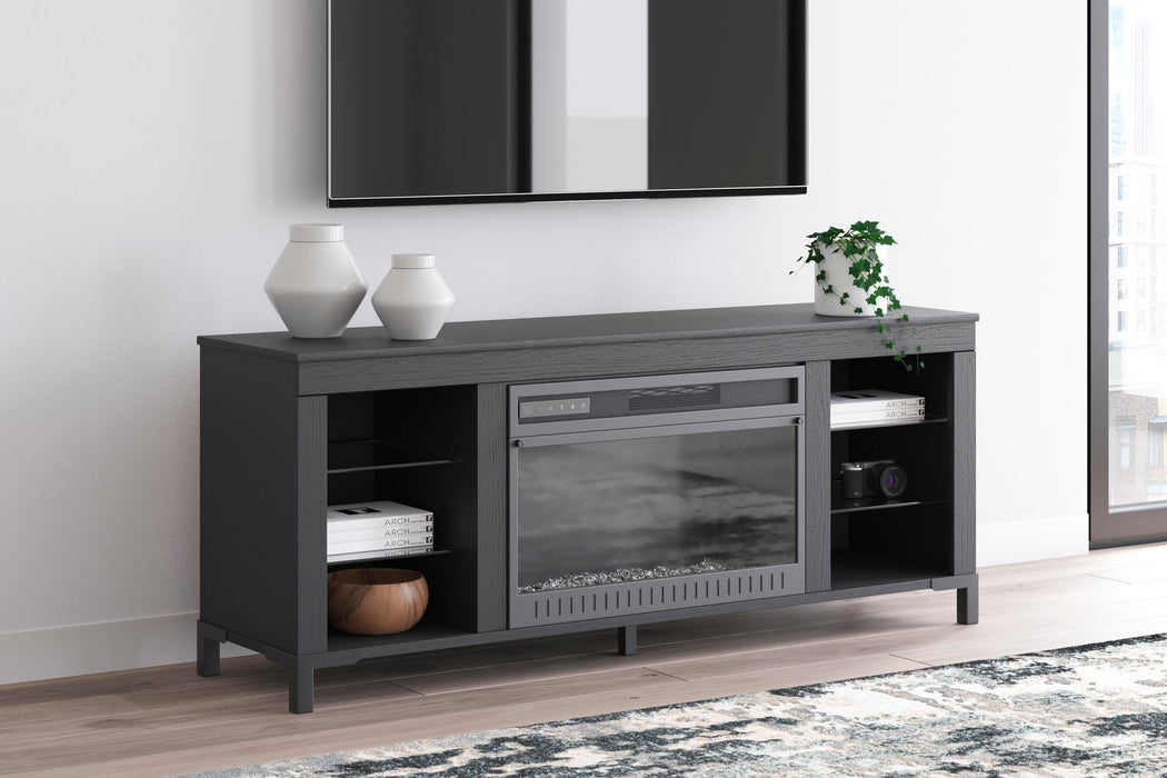 Cayberry 60" TV Stand with Electric Fireplace - De Avenue Furniture