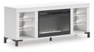 Brollevi 60" TV Stand with Electric Fireplace - De Avenue Furniture