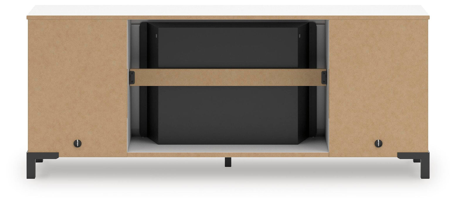 Brollevi 60" TV Stand with Electric Fireplace - De Avenue Furniture