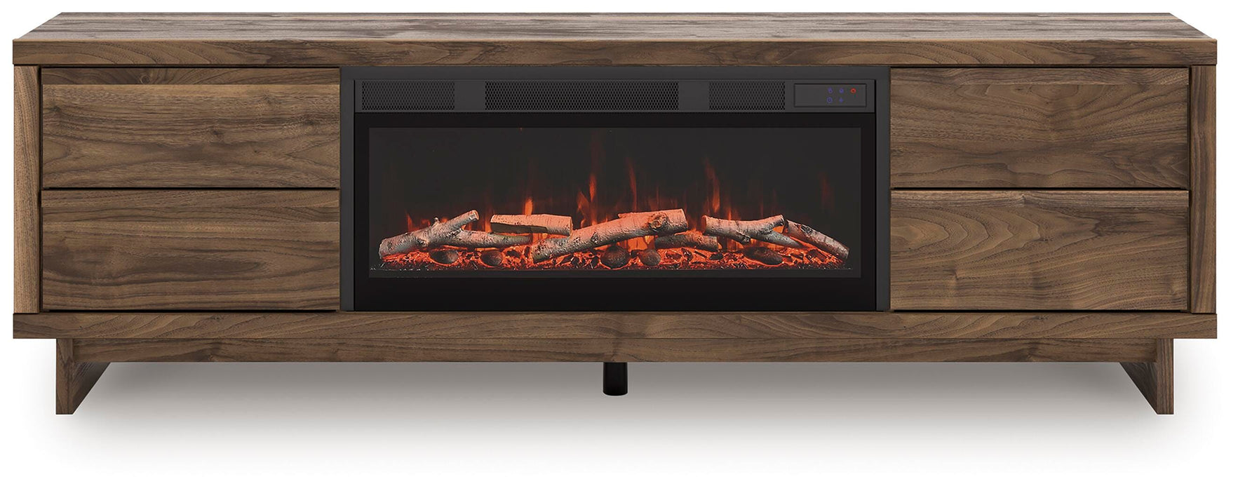 Zadilyn 72" TV Stand with Electric Fireplace - De Avenue Furniture