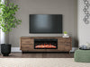Zadilyn 72" TV Stand with Electric Fireplace - De Avenue Furniture